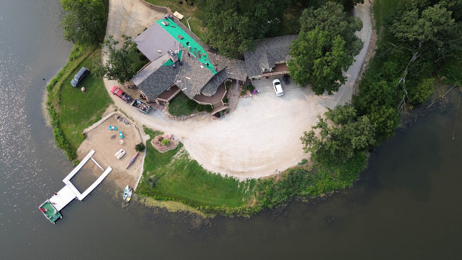 Lake House Metal Roof Replacement